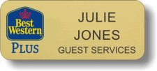 (image for) Best Western Plus Classic Logo Standard Gold Badge