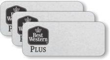 (image for) Best Western Plus Black Classic Logo Only Silver Badge Pack of 25