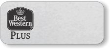 (image for) Best Western Plus Black Classic Logo Only Silver Badge