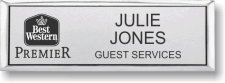 (image for) Best Western Premier Black Classic Logo Silver Small Executive Badge