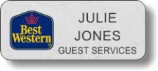 (image for) Best Western Classic Logo Standard Silver Badge