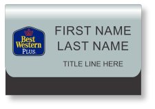 (image for) Best Western Plus Classic Logo Silver Pocket Badge