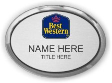 (image for) Best Western Silver Oval Executive Framed Badge