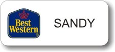 (image for) Best Western Classic Logo Standard White Badge