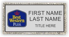 (image for) Best Western Plus Classic Logo Silver Bling Badge (Logo B)