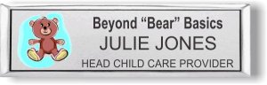 (image for) Beyond Bear Basics Silver Small Executive Badge