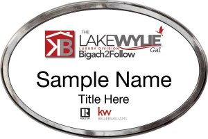 (image for) Keller Williams - Bigach2Follow - Oval Polished Frame Prestige Badge