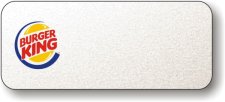 (image for) Burger King Silver Logo Only Badge
