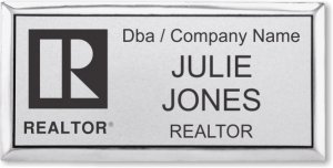 (image for) Realtor Black Logo Executive Silver Badge