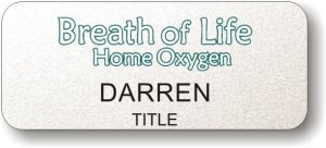 (image for) Breath of Life Home Oxygen Silver Badge