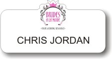 (image for) Brides a la Mode Whtie Shaped Badge