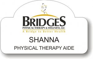 (image for) Bridges Physical Therapy Shaped Badge