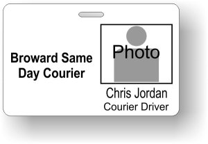 (image for) Broward Same Day Courier Photo ID Badge