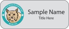 (image for) Brush Creek Elementary - Eagle County School District Standard Silver Name Badge