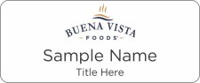 (image for) Buena Vista Foods Standard White badge