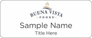 (image for) Buena Vista Foods Standard White badge