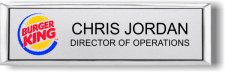 (image for) Burger King Small Executive Silver Badge