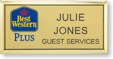 (image for) Best Western Plus Classic Logo Gold Executive Badge