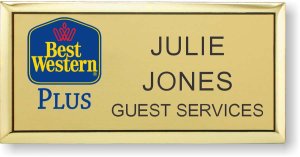 (image for) Best Western Plus Classic Logo Gold Executive Badge