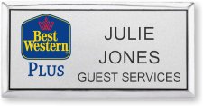 (image for) Best Western Plus Classic Logo Silver Executive Badge