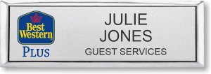 (image for) Best Western Plus Classic Logo Silver Small Executive Badge