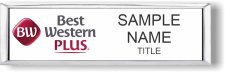 (image for) Best Western Plus White Small Executive Silver Badge