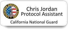 (image for) California National Guard White Badge