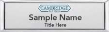 (image for) Cambridge Manor Small Executive Silver badge
