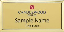 (image for) Candlewood Suites - Flame Logo Executive Gold Badge