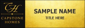 (image for) Capstone Homes 3\" x 1\" Name Badge