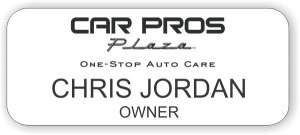 (image for) Car Pros Plaza White Badge