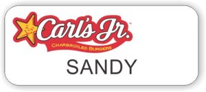 (image for) Carl\'s jr. White Badge