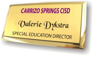 (image for) Carrizo Springs Junior High Executive Gold Badge