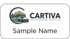 (image for) Cartiva of Central Point Standard White Badge