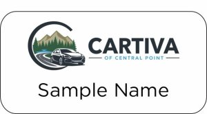 (image for) Cartiva of Central Point Standard White Badge