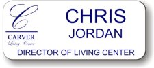 (image for) Carver Living Center White Badge