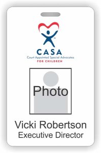 (image for) CASA of North Texas Photo Id - Vertical badge