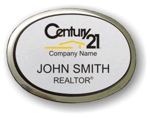 (image for) Century 21 Executive Oval Silver Badge