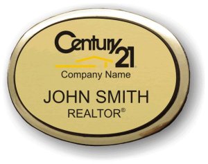 (image for) Century 21 Executive Oval Gold Badge