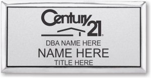 (image for) Century 21 Black Logo - Executive Silver Badge