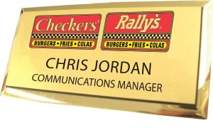 (image for) Checkers and Rallys Restaurants Gold Executive Badge