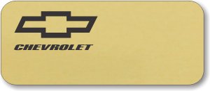 (image for) #GF - Chevrolet Gold Badge (Logo C) - Logo Only