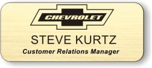 (image for) #GF - Chevrolet Gold Badge (Logo A)