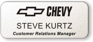 (image for) #SF - Chevrolet Silver Badge (Logo B)