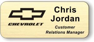 (image for) #GF - Chevrolet Gold Badge (Logo C)