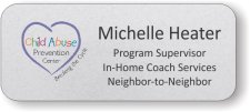 (image for) Child Abuse Prevention Center Silver Badge (Three Title Badge)