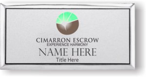 (image for) Reflective Design Executive Silver Badge (Cimarron Escrow)