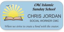 (image for) CMC Islamic Sunday School Blue Badge