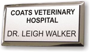 (image for) #CA1 Coats Veterinary Silver Executive Badge