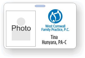 (image for) ColdTree Creative - West Cornwall Family Practice Photo ID Badge